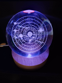 Hologrammkugel - Sonnensystem - Farbwechsel